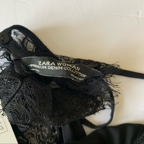 Zara Midi dress with cut-out back and lace insert - Picture 10 of 11